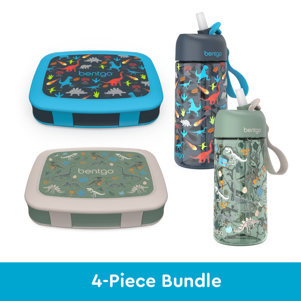 bentgo-kids-prints-lunch-boxes-and-water-bottles-f4 bentgo-lunch-box-bottle-bundle-dinsoaur-fossils-1.jpg