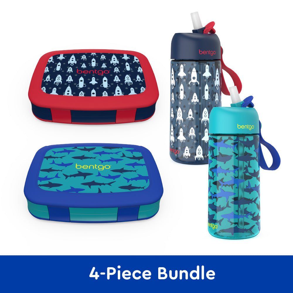 bentgo-kids-prints-lunch-boxes-and-water-bottles-f4 bentgo-lunch-box-bottle-bundle-rocket-shark-1.jpg